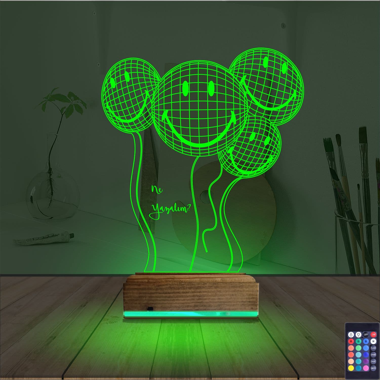 3D Kişiye Özel Lamba #014 6