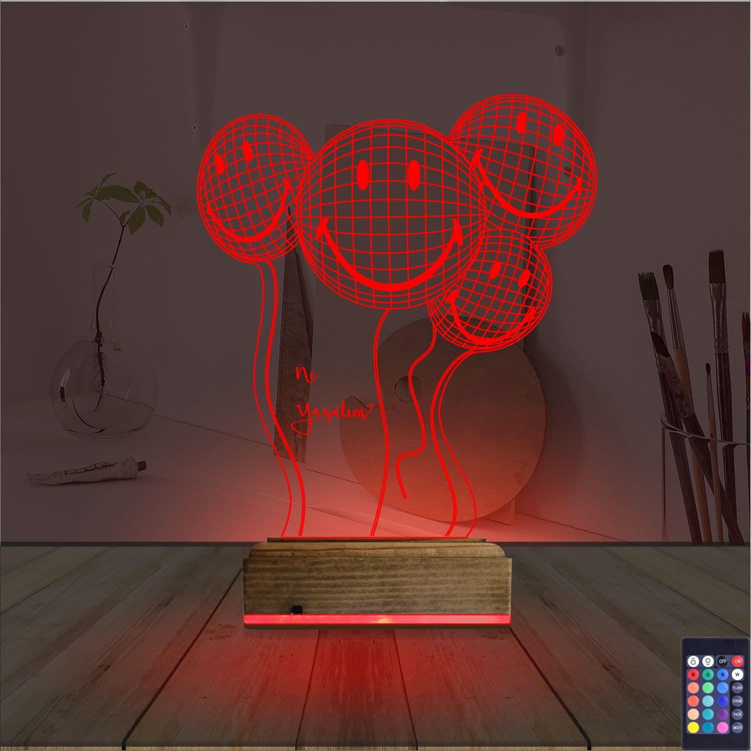 3D Kişiye Özel Lamba #014 7