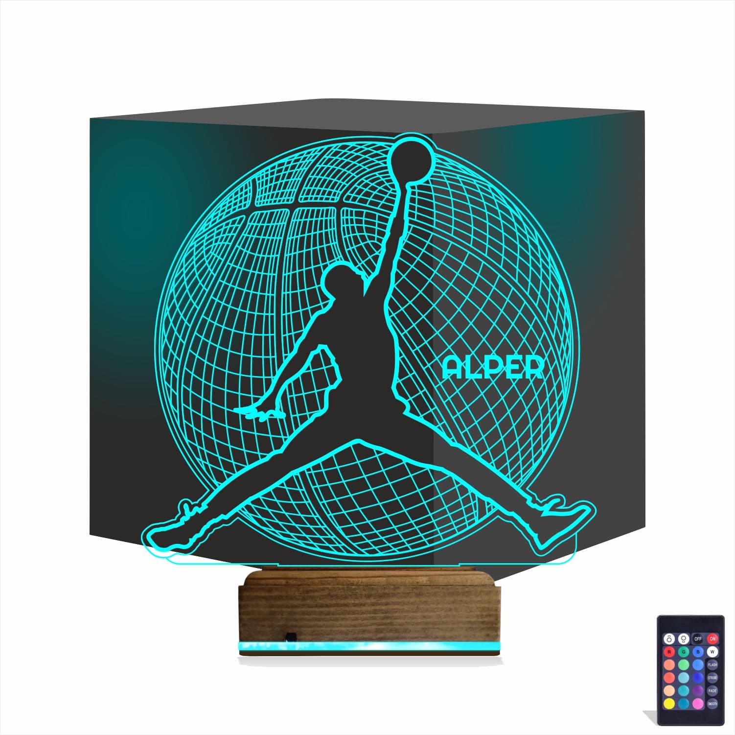 Баскетболист — 3D LED Ночник | Подарок спортсмену 1