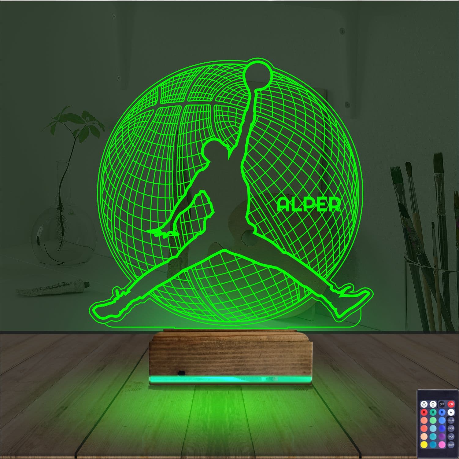 Баскетболист — 3D LED Ночник | Подарок спортсмену 6