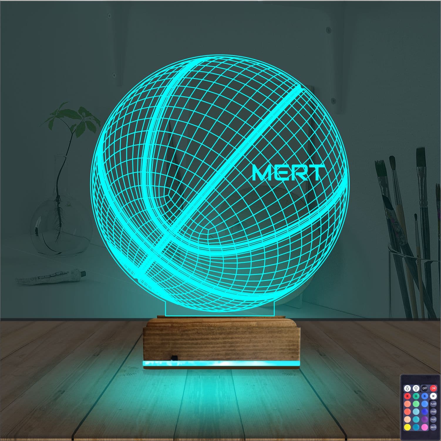 3D Kişiye Özel Lamba #017 3