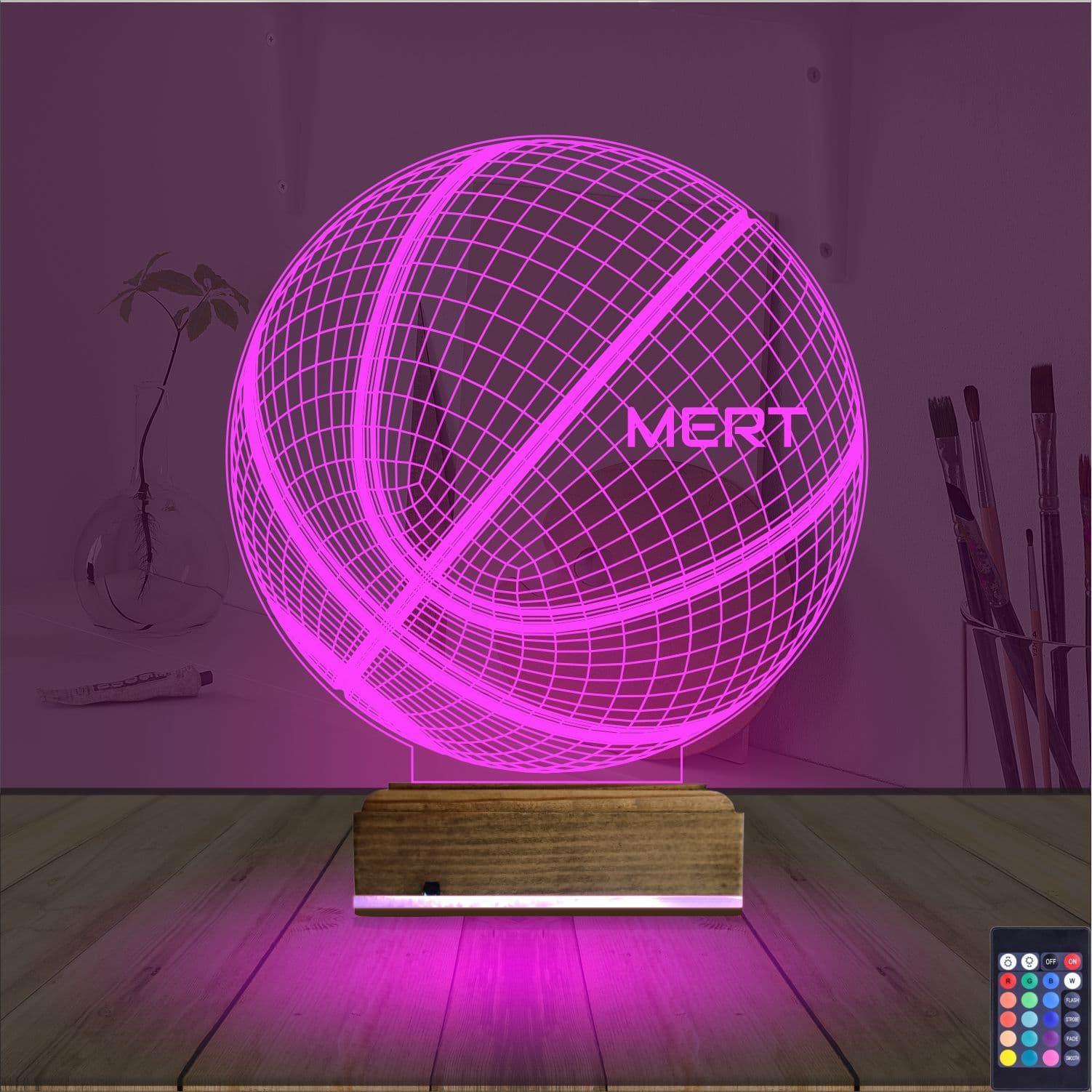 3D Kişiye Özel Lamba #017 4