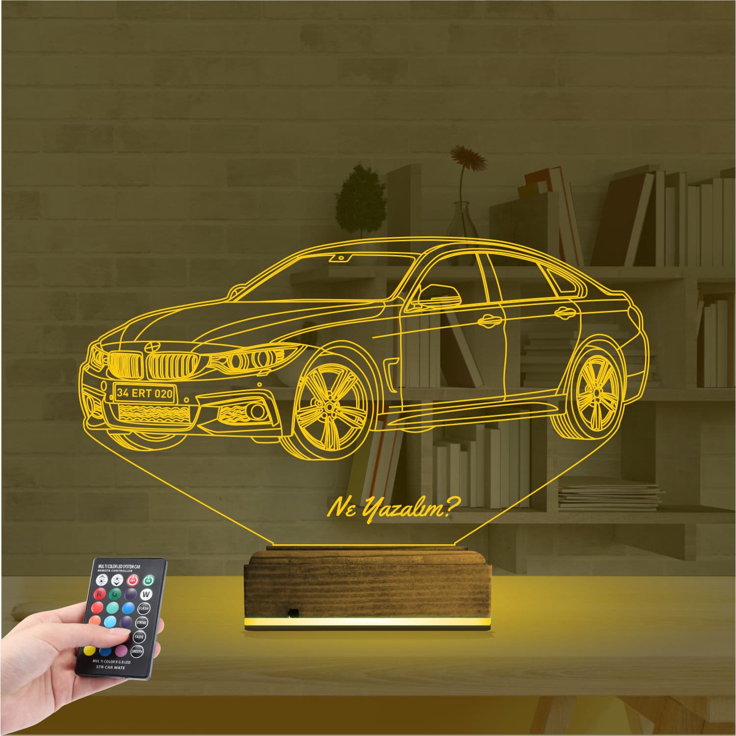 BMW — 3D LED Ночник | Подарок мужчине 8