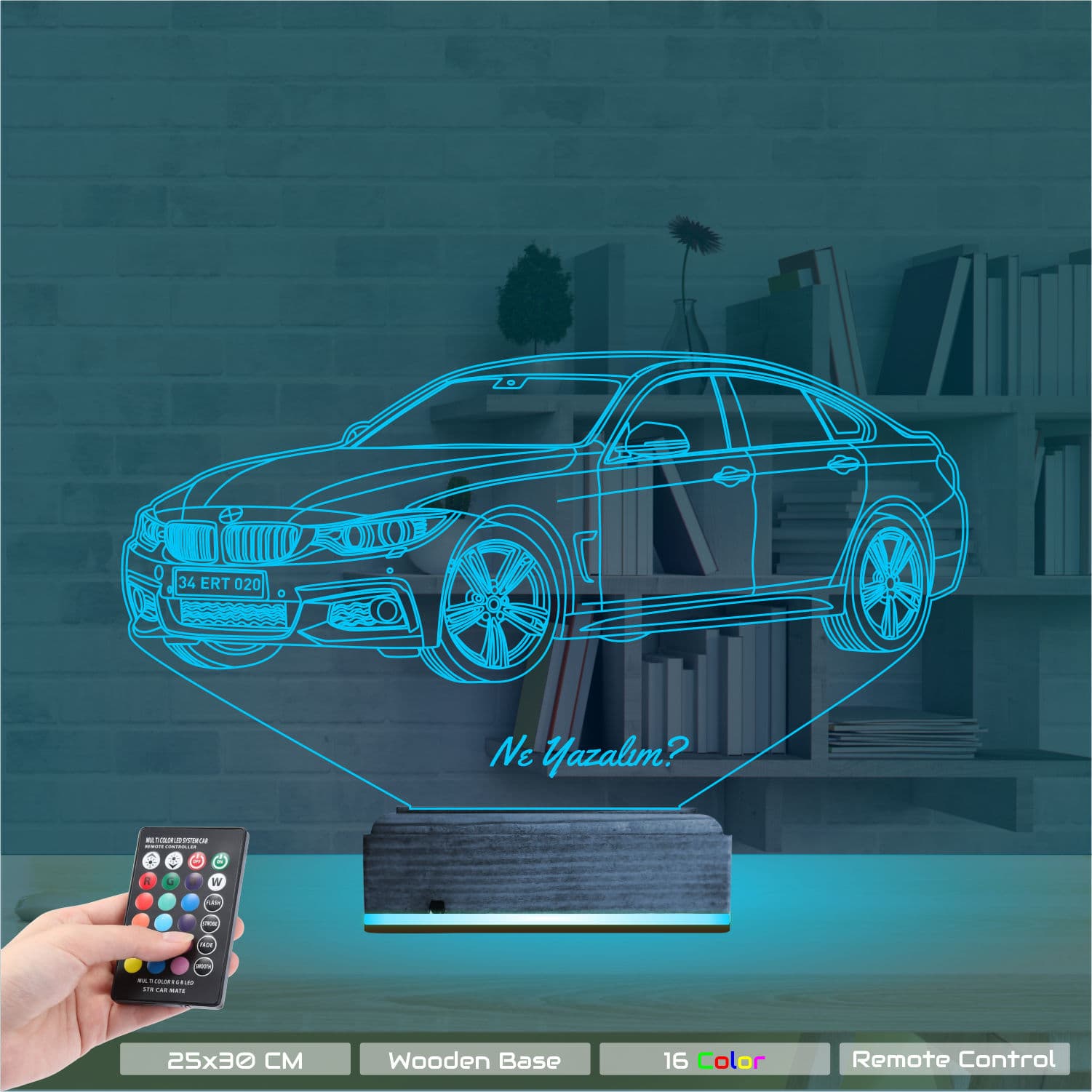 BMW — 3D LED Ночник | Подарок мужчине 9