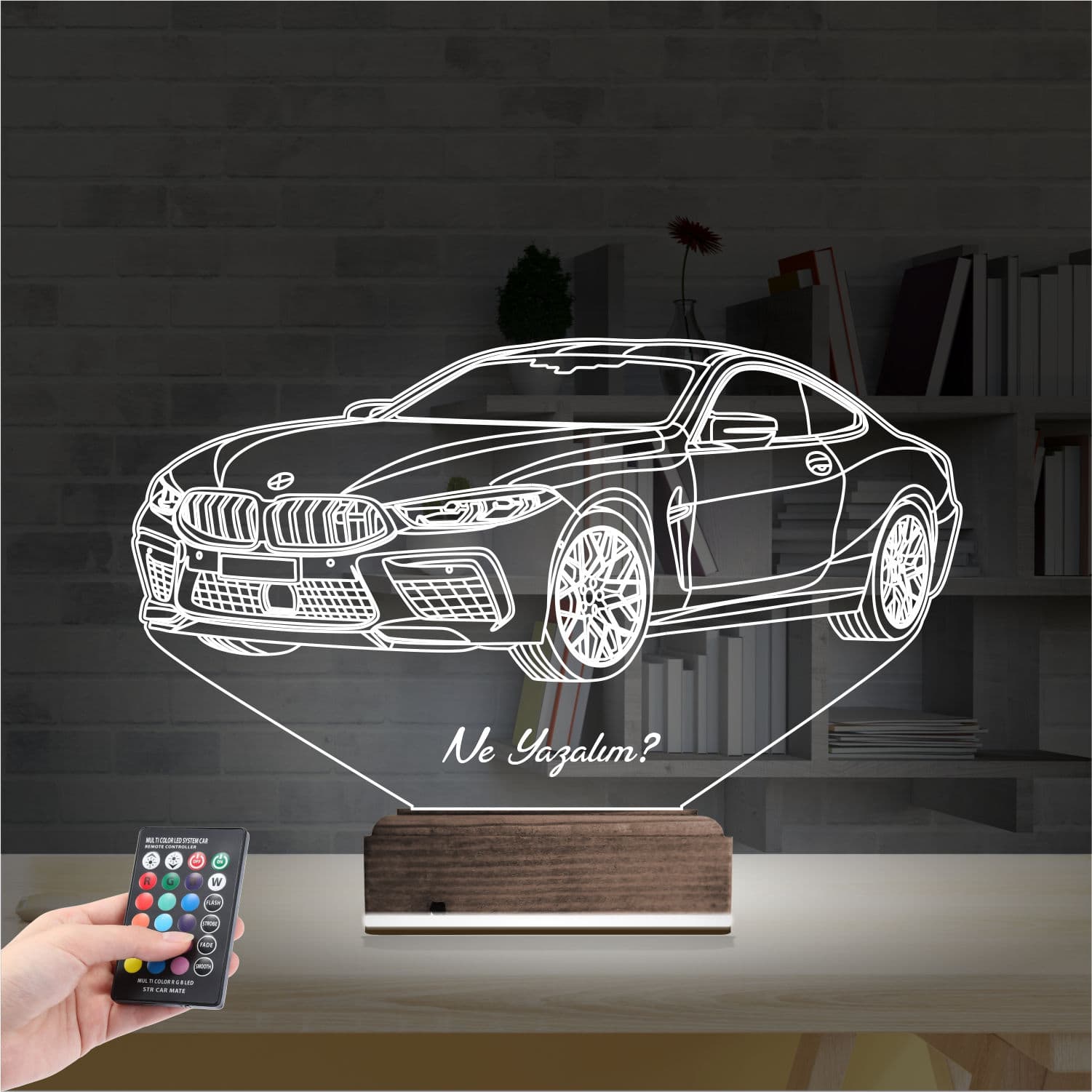 BMW — 3D LED Ночник | Подарок мужчине или парню 2