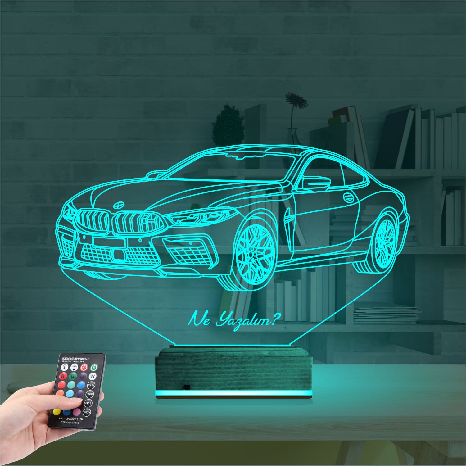 BMW — 3D LED Ночник | Подарок мужчине или парню 3