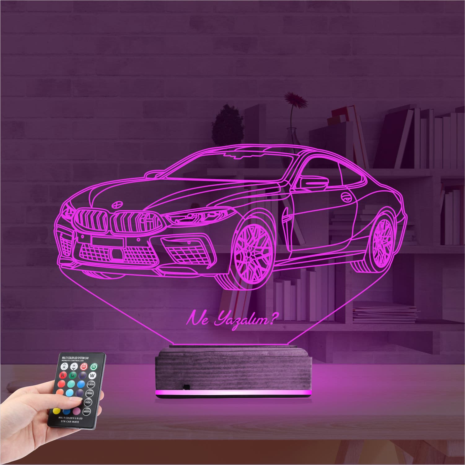 BMW — 3D LED Ночник | Подарок мужчине или парню 4