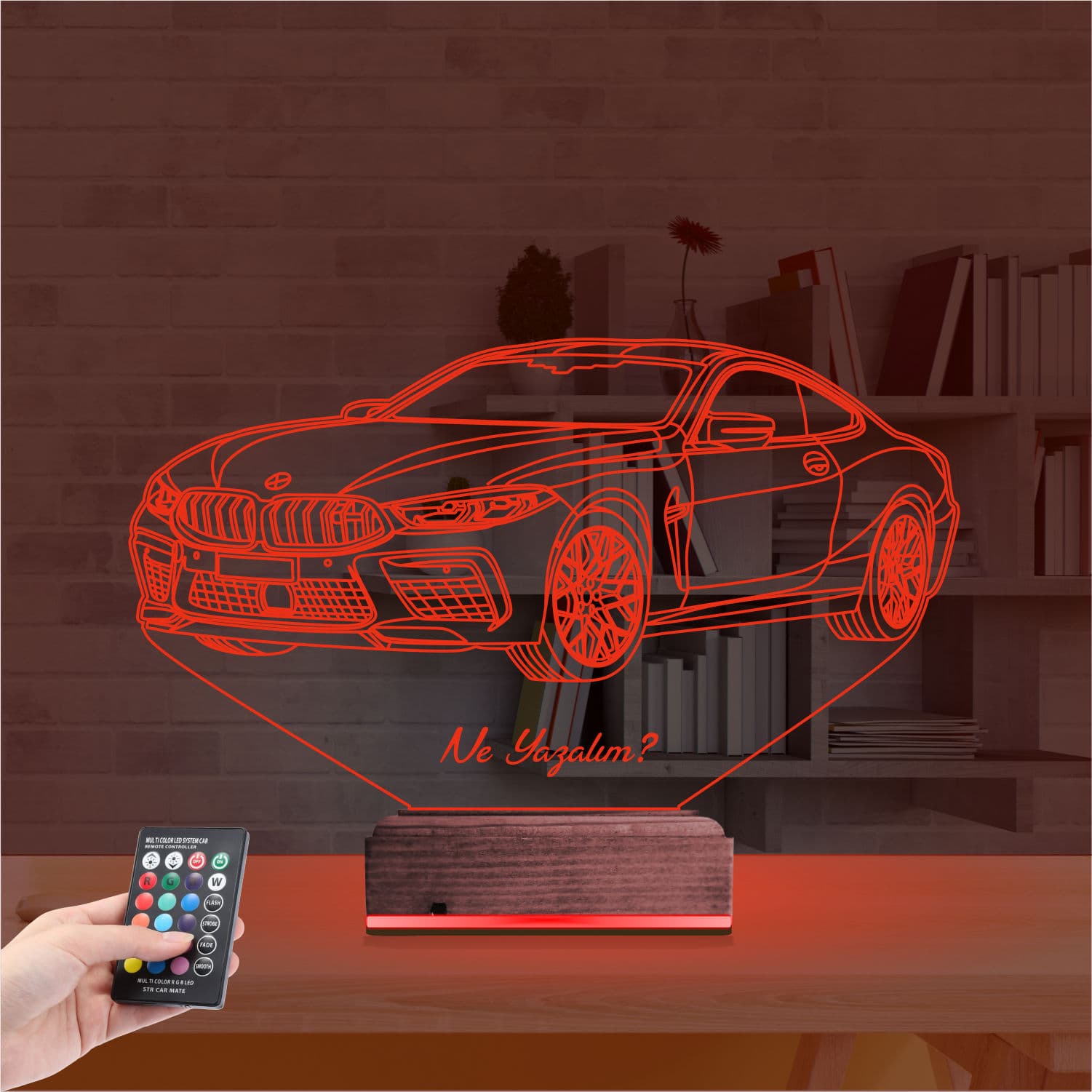 BMW — 3D LED Ночник | Подарок мужчине или парню 7