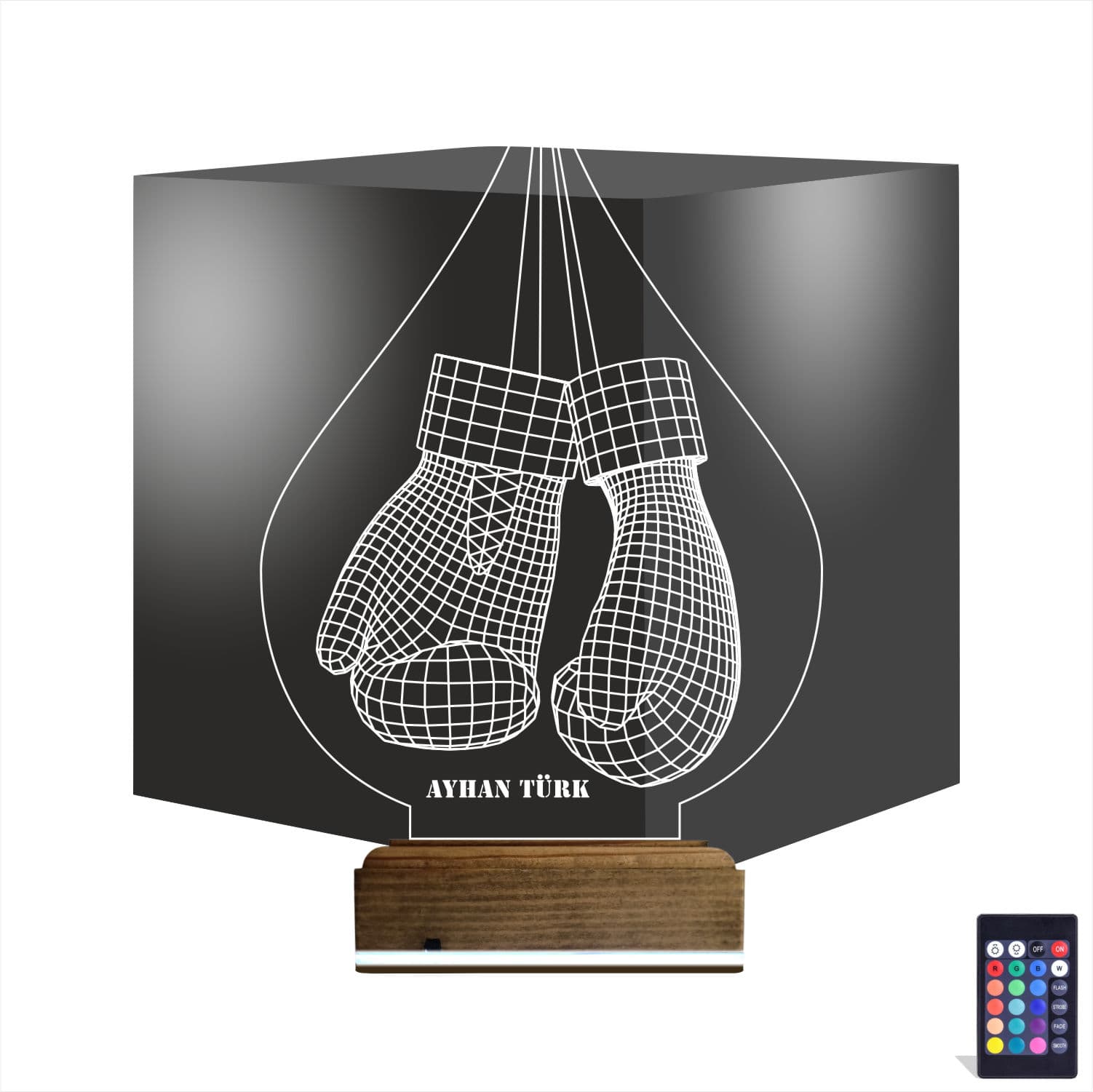 Боксерские перчатки — 3D LED Ночник | Подарок боксеру 1