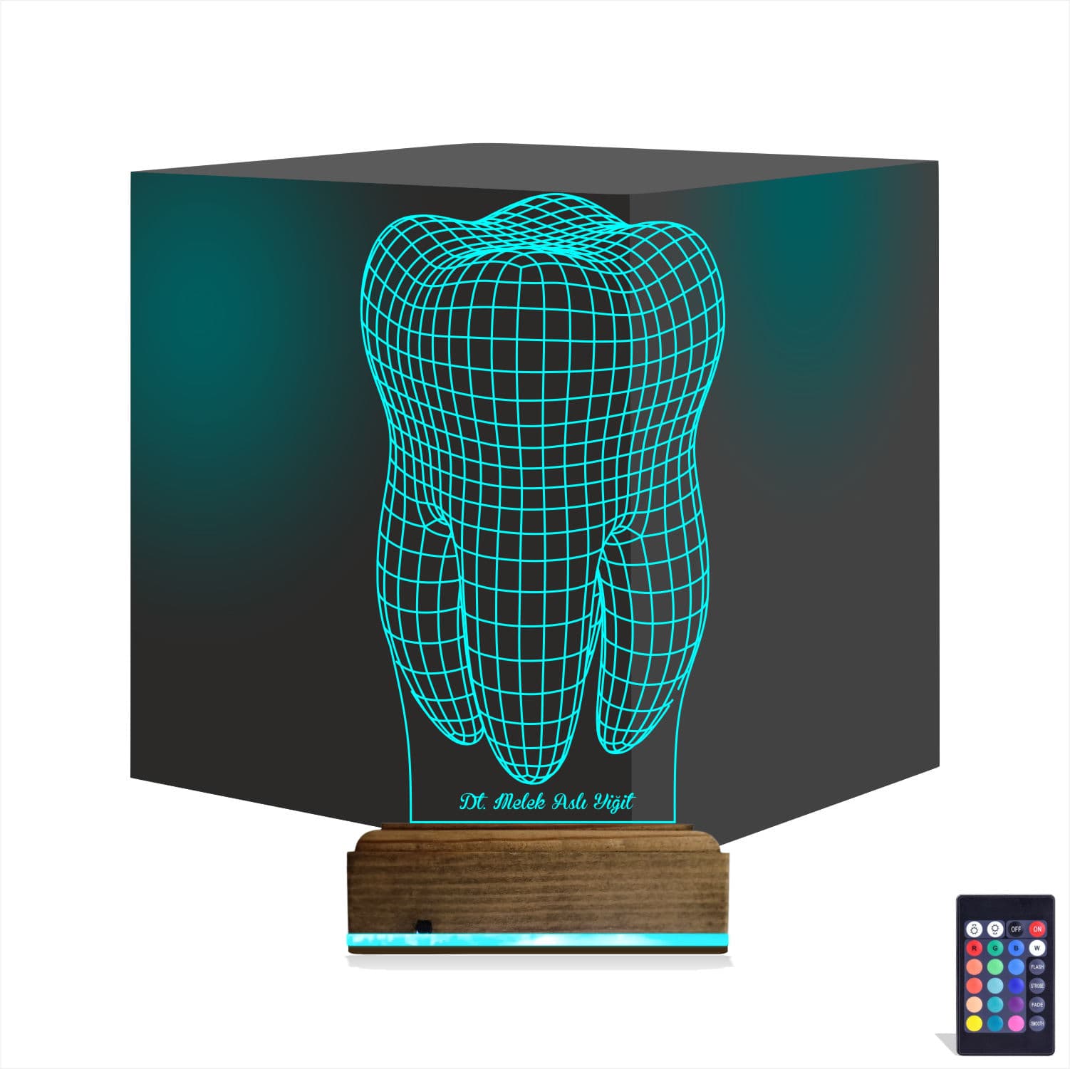 Зуб — 3D LED Ночник | Подарок стоматологу 1