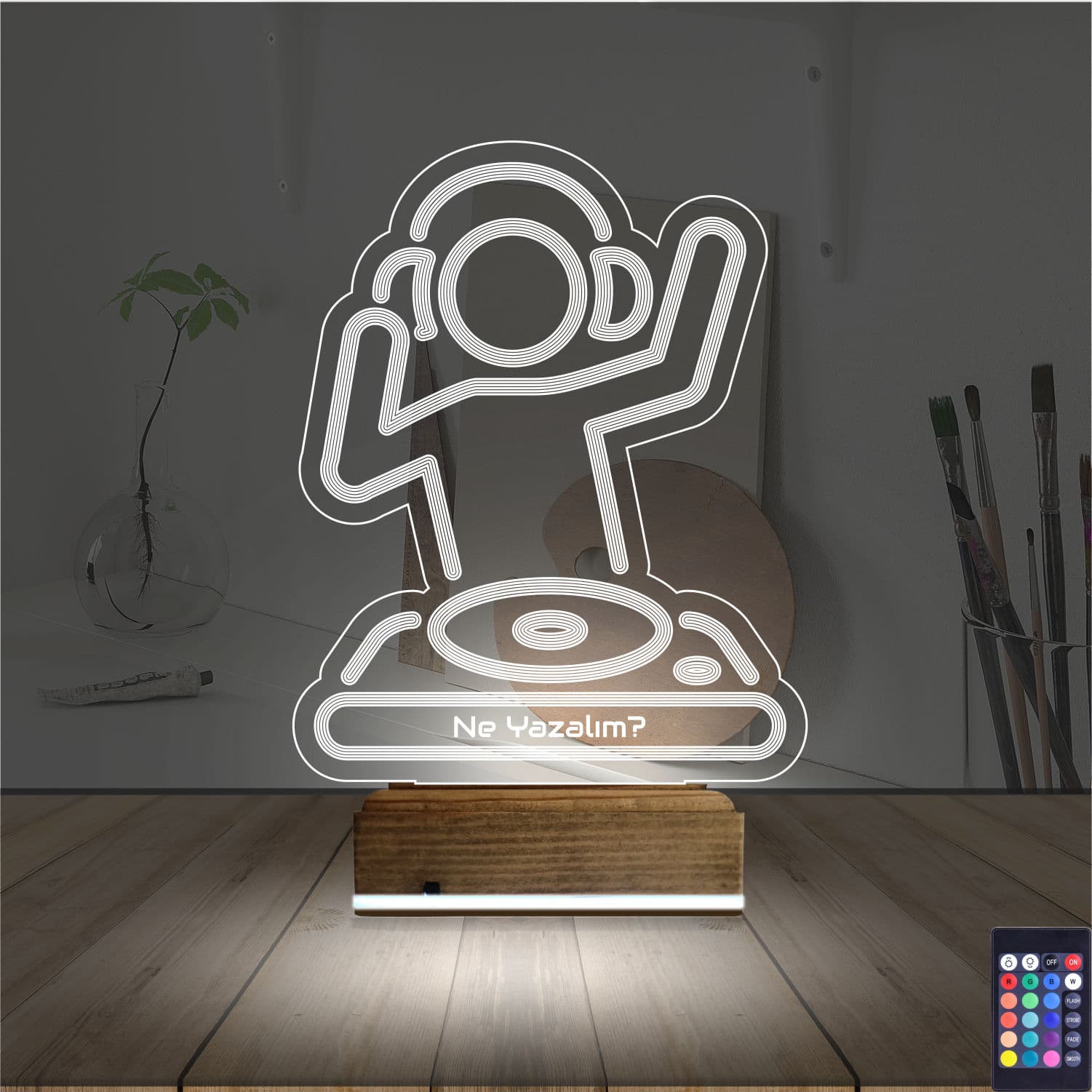 Диджей — 3D LED Ночник | Подарок музыканту или другу 2