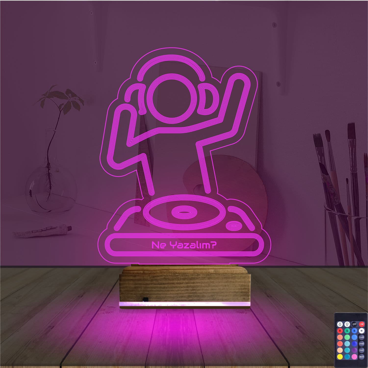 Диджей — 3D LED Ночник | Подарок музыканту или другу 4