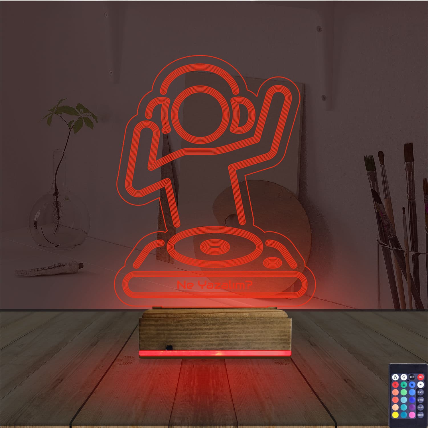 Диджей — 3D LED Ночник | Подарок музыканту или другу 7