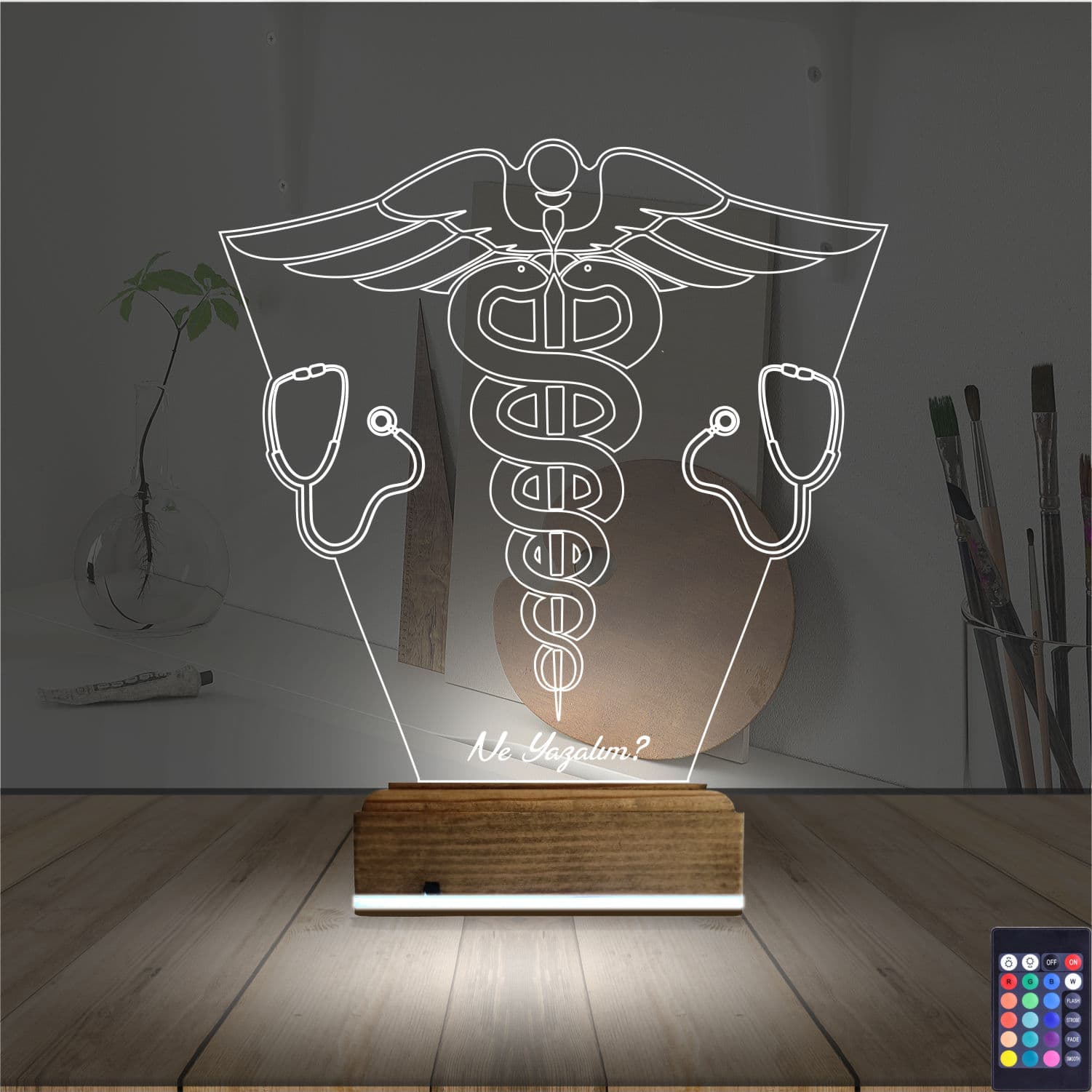 3D Kişiye Özel Lamba #037 2