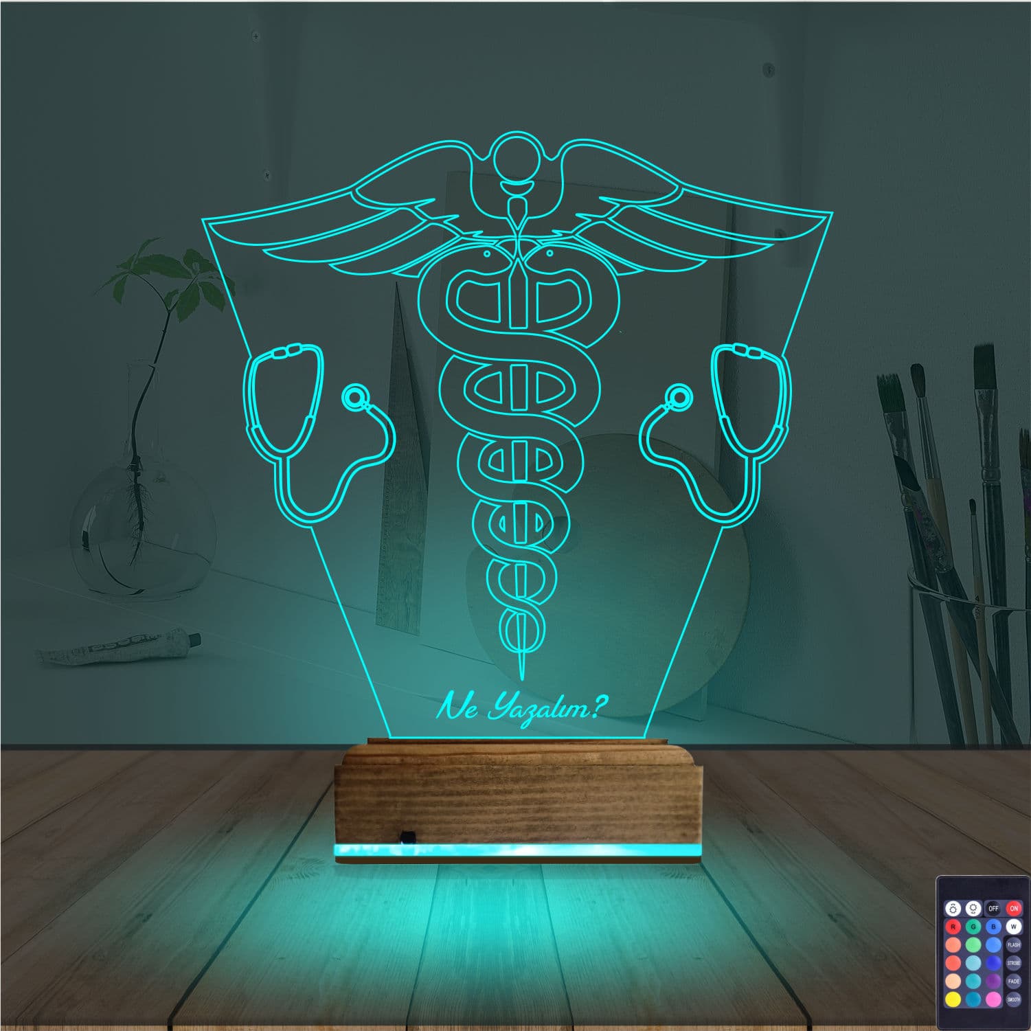 3D Kişiye Özel Lamba #037 3