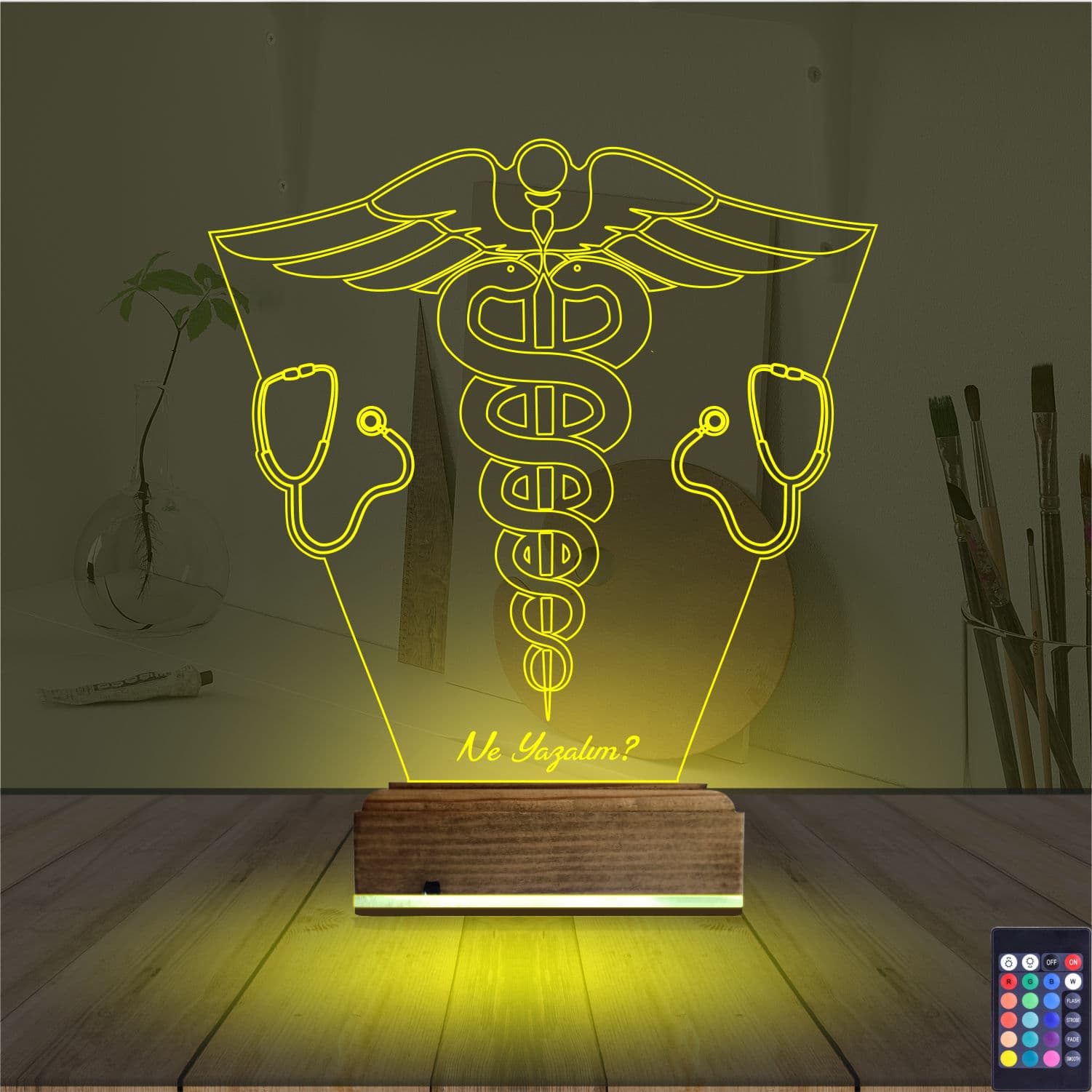 3D Kişiye Özel Lamba #037 5