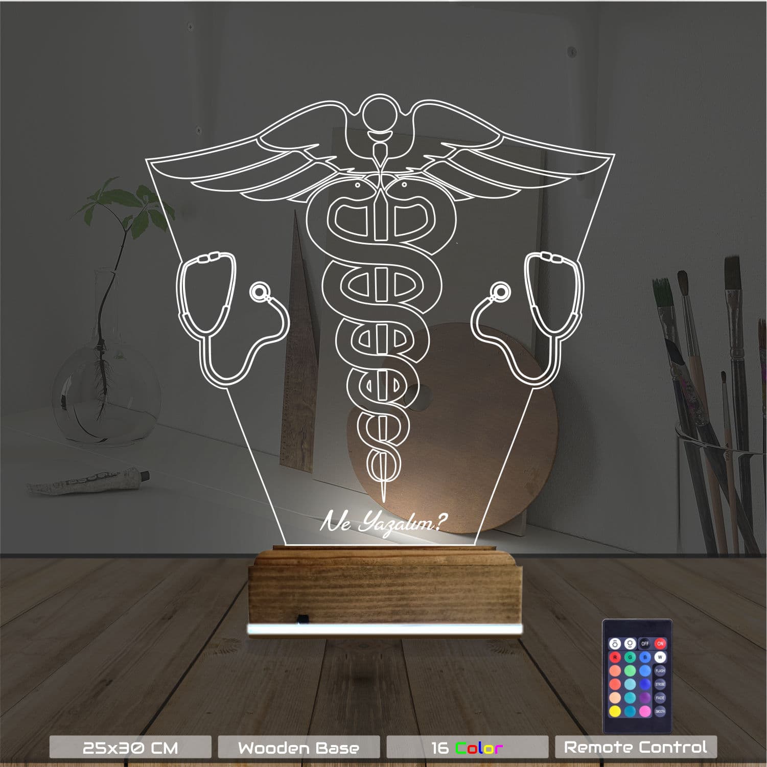 3D Kişiye Özel Lamba #037 8