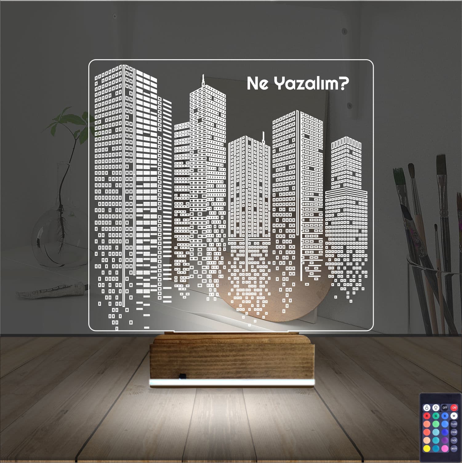 Небоскребы — 3D LED Ночник | Подарок в дом 2