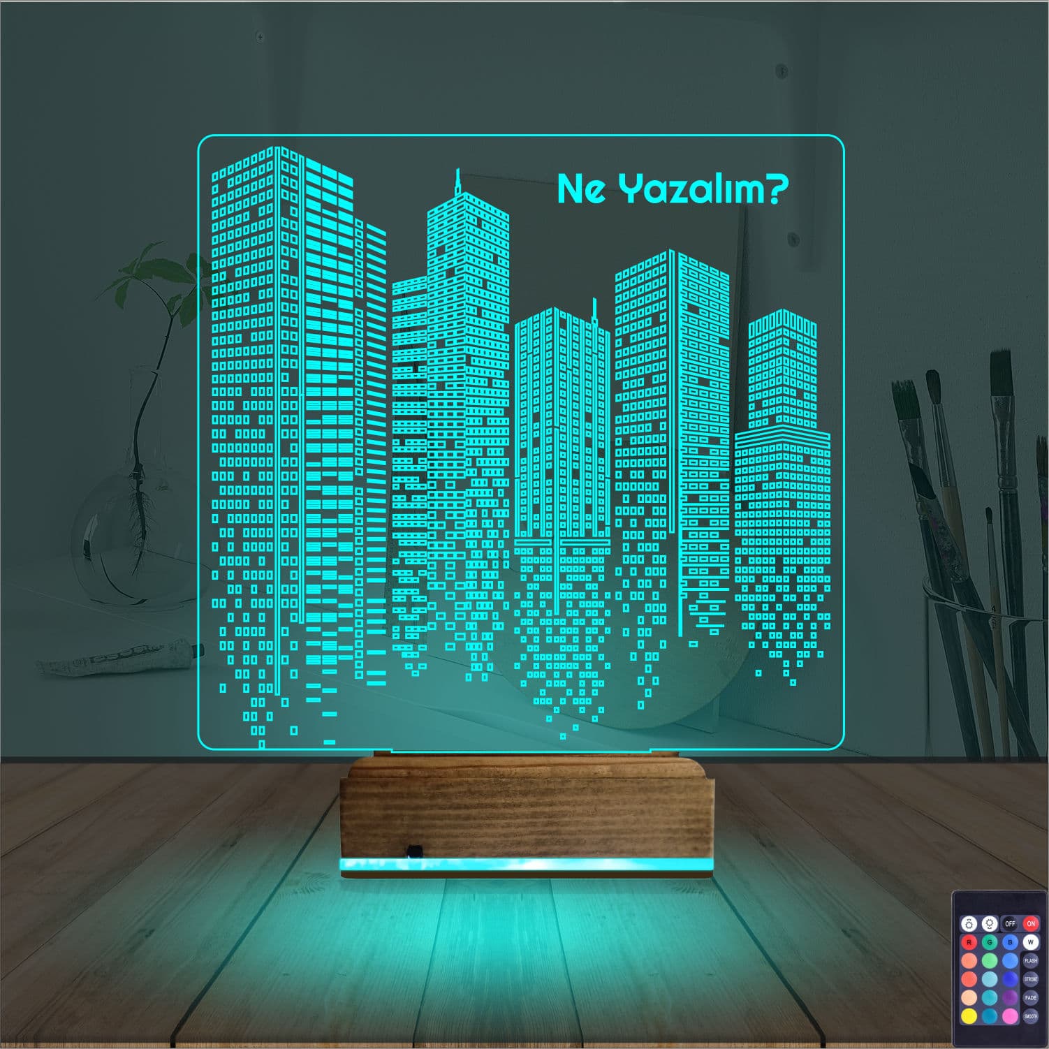 Небоскребы — 3D LED Ночник | Подарок в дом 3