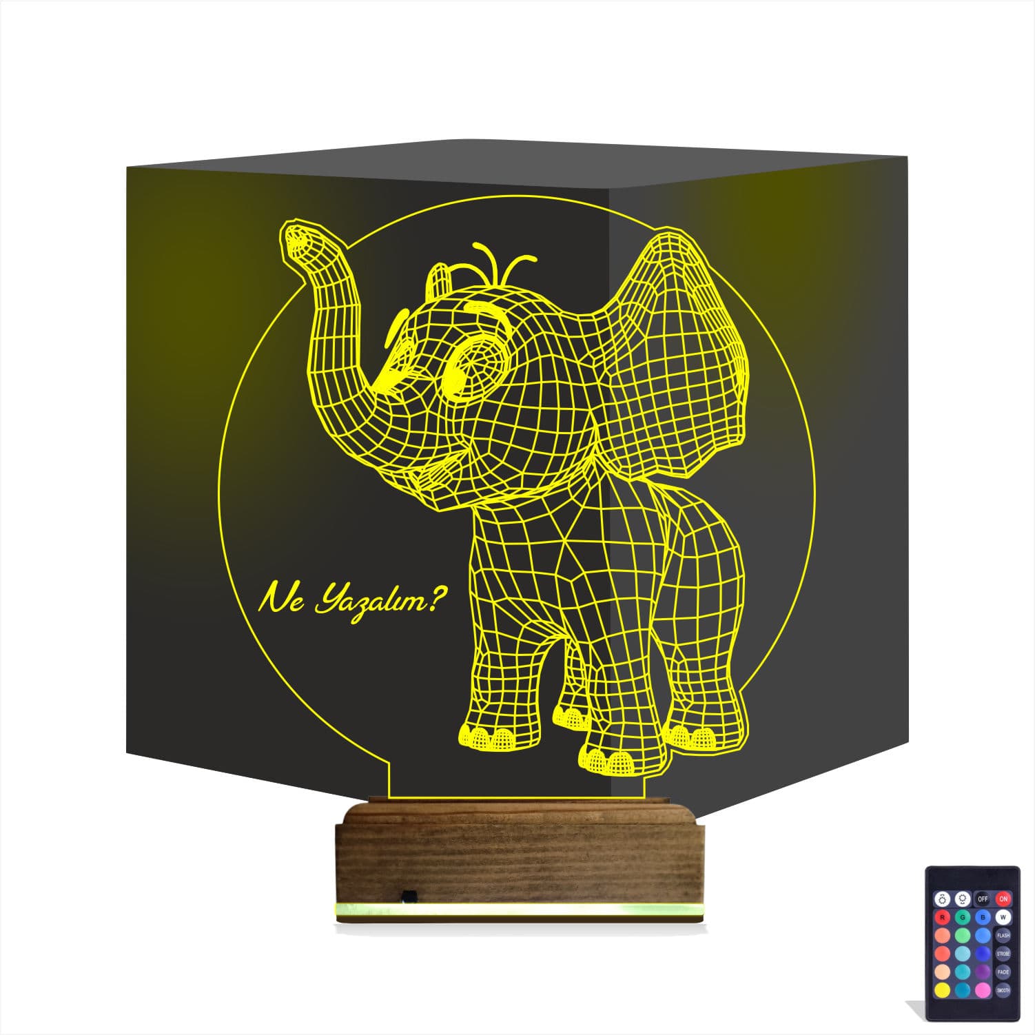 Слонёнок — 3D LED Ночник | Подарок ребёнку 1