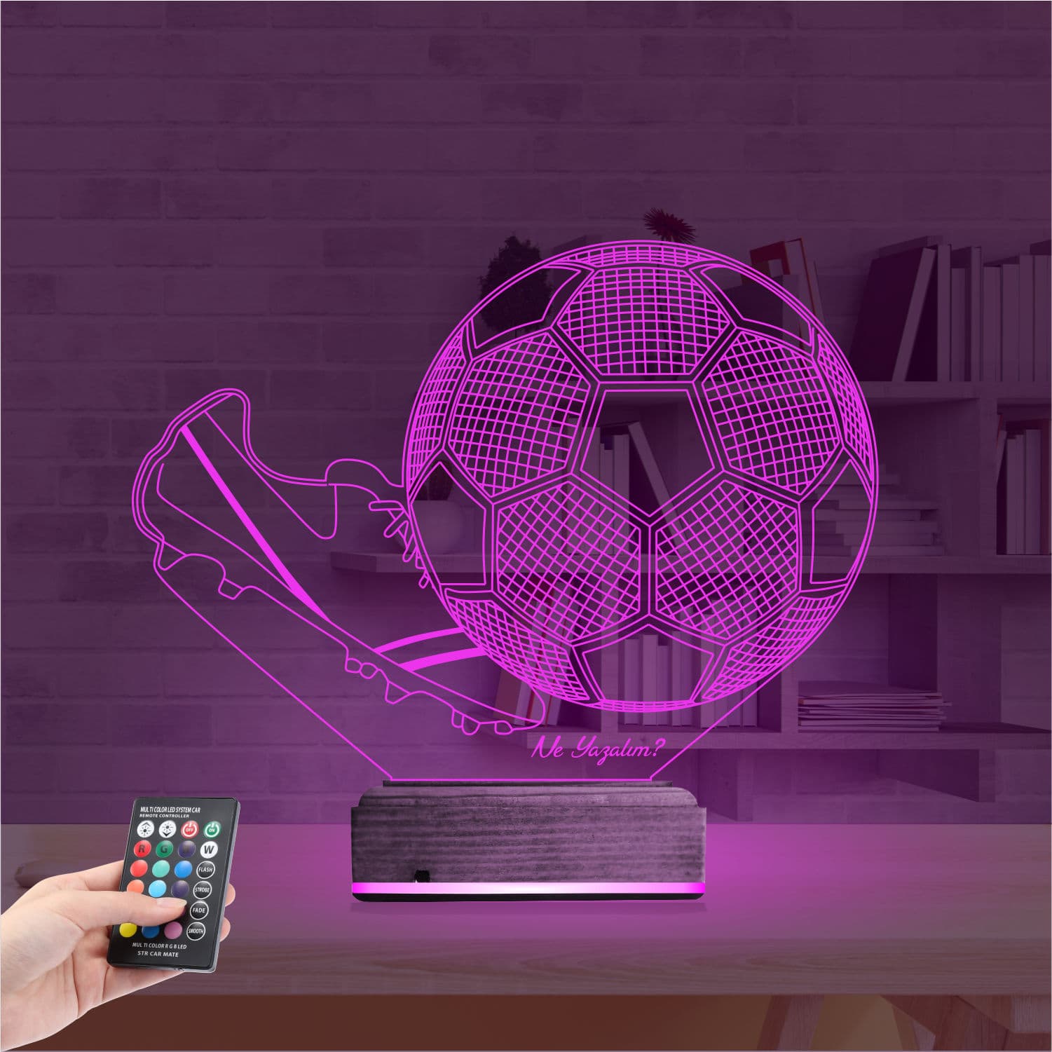 Футбол — 3D LED Ночник | Подарок спортсмену 4