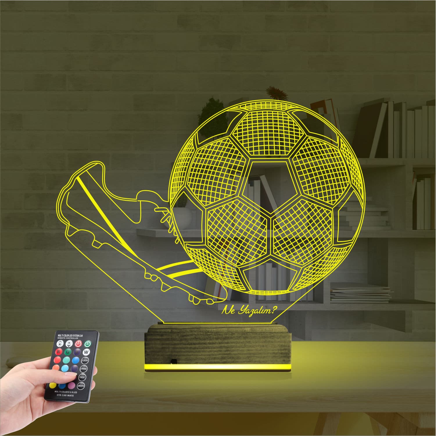 Футбол — 3D LED Ночник | Подарок спортсмену 5