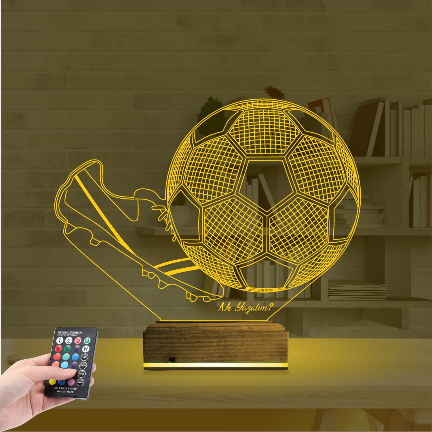 Футбол — 3D LED Ночник | Подарок спортсмену 8