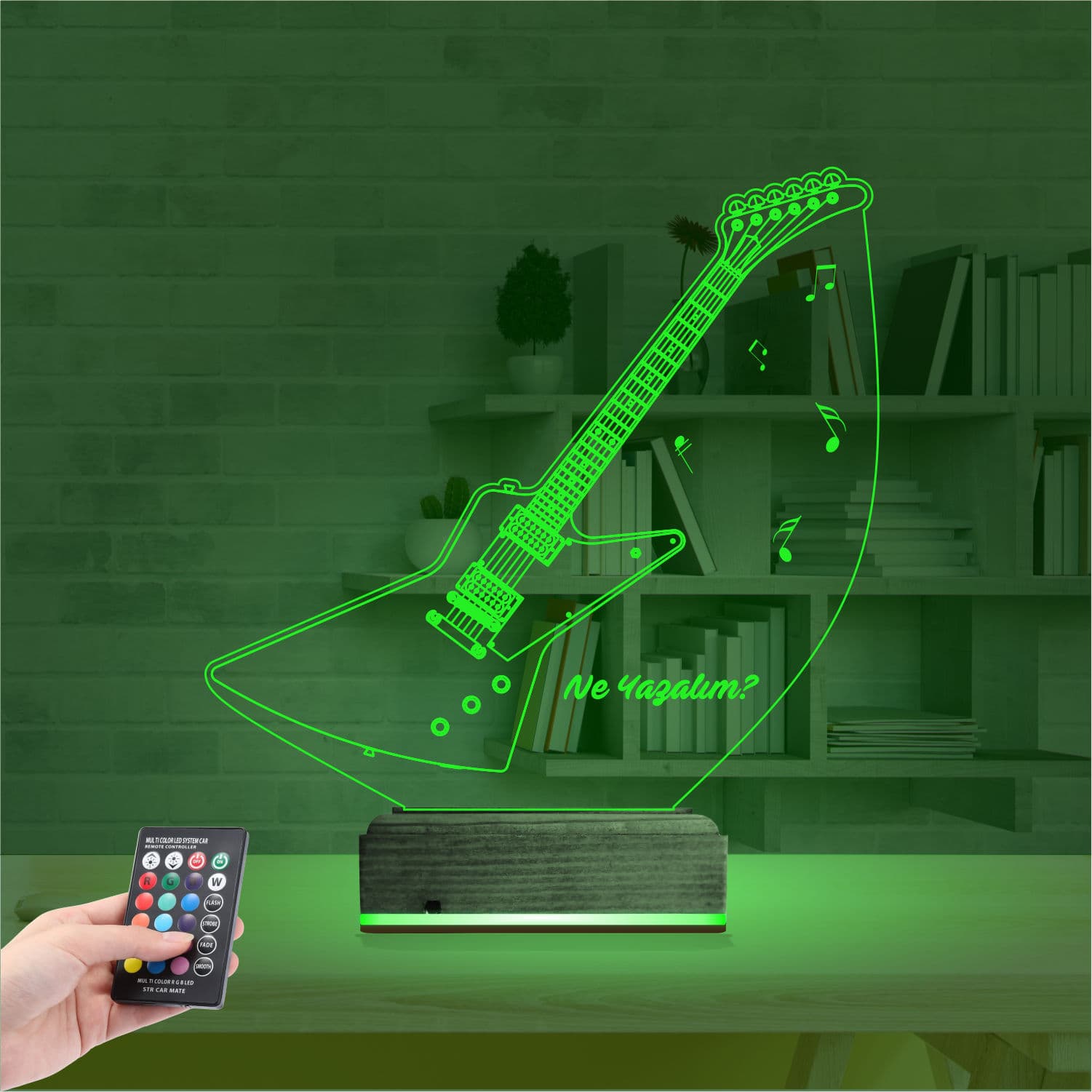 Гитара 3D Ночник с Гравировкой 6