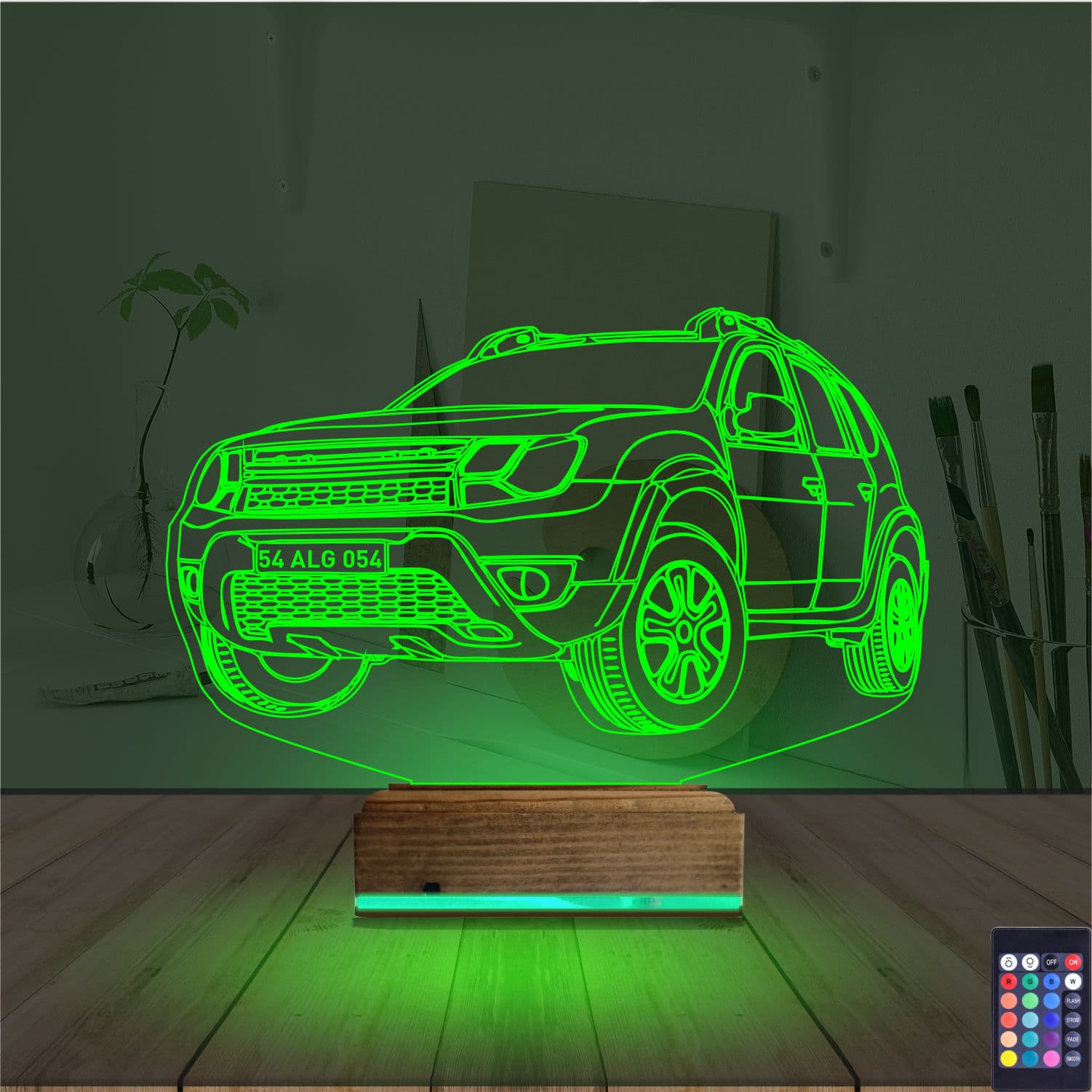 Внедорожник — 3D LED Ночник | Подарок автолюбителю 6