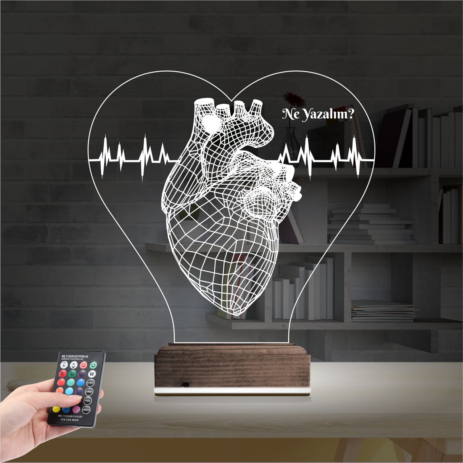 Анатомическое сердце — 3D LED Ночник | Подарок любимым 2