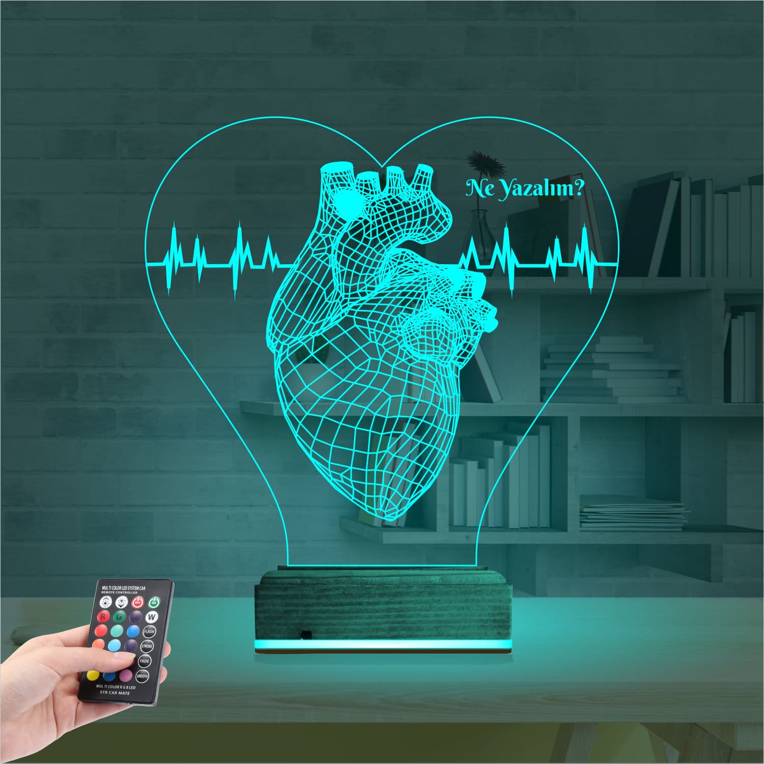 Анатомическое сердце — 3D LED Ночник | Подарок любимым 3