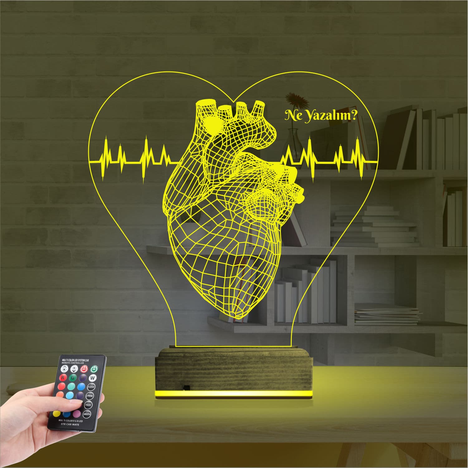 Анатомическое сердце — 3D LED Ночник | Подарок любимым 5