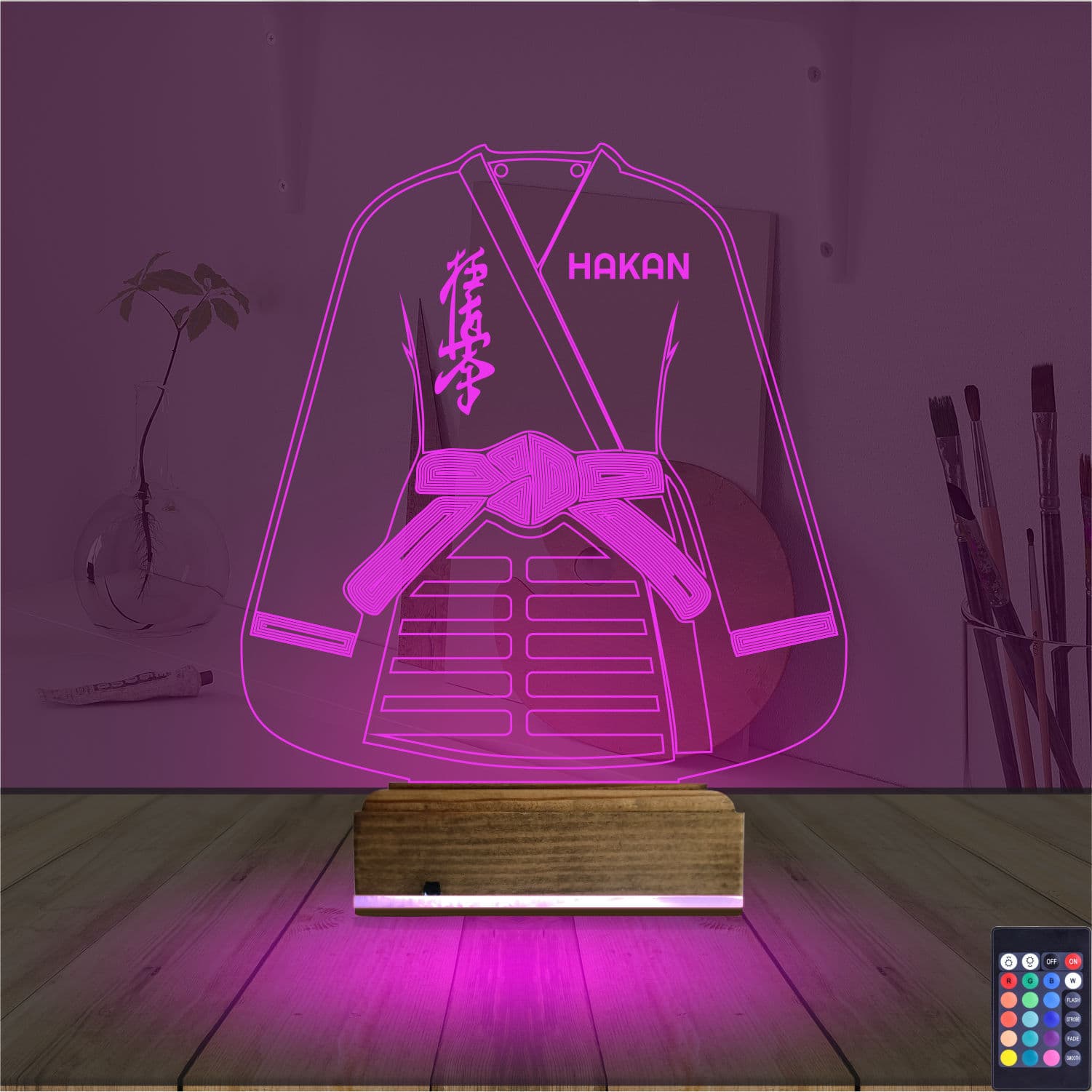 Киокушинкай Карате — 3D LED Ночник | Подарок спортсмену 4