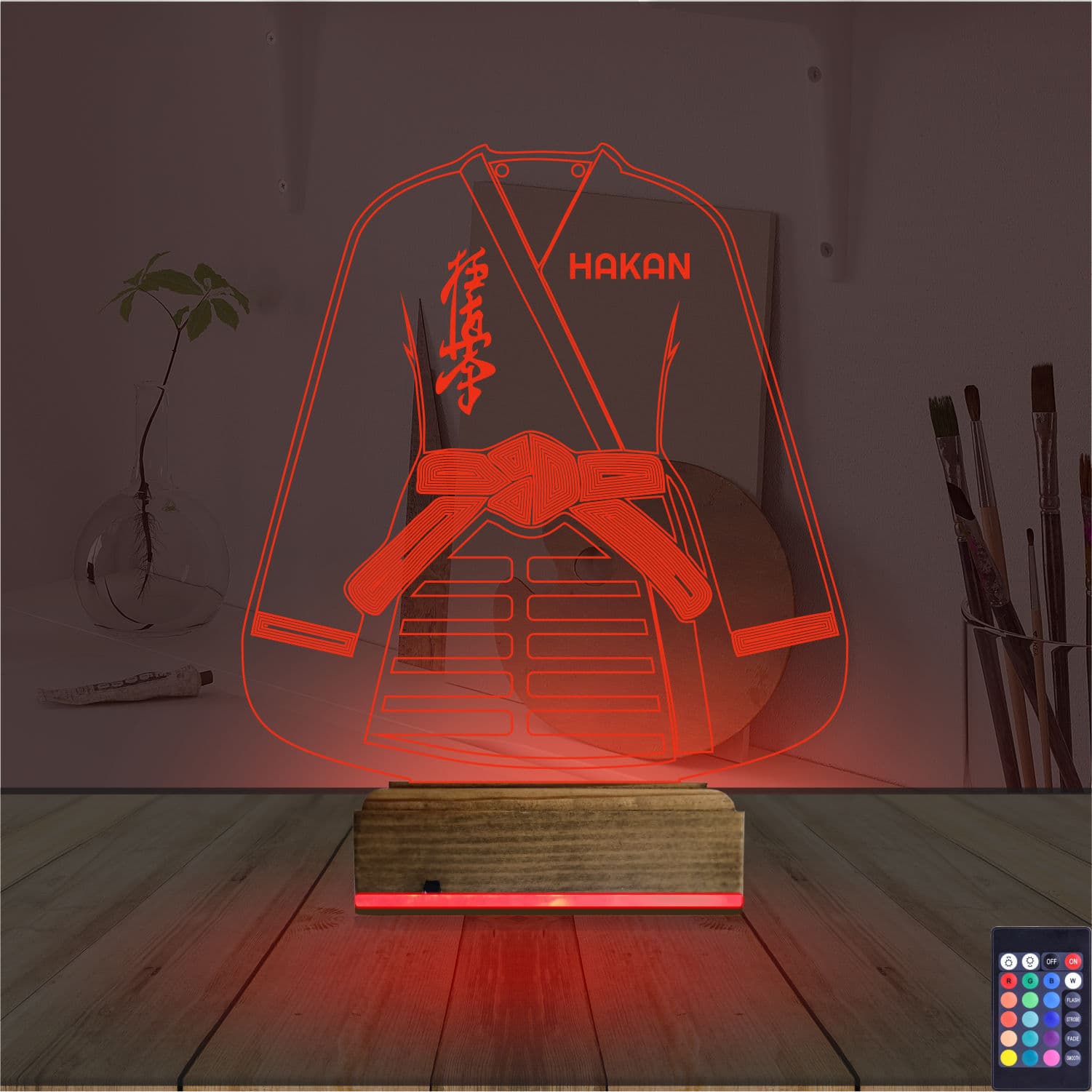 Киокушинкай Карате — 3D LED Ночник | Подарок спортсмену 7