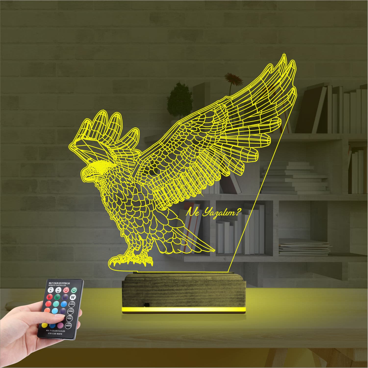 Орел — 3D LED Ночник | Подарок мужчине 5