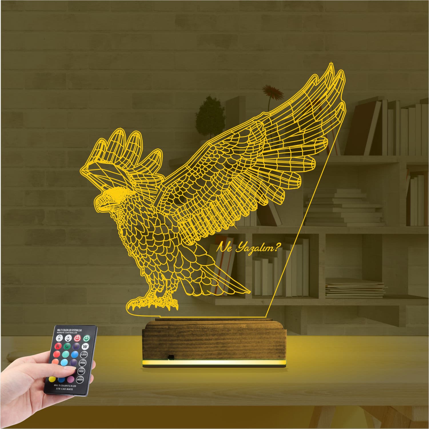 Орел — 3D LED Ночник | Подарок мужчине 8