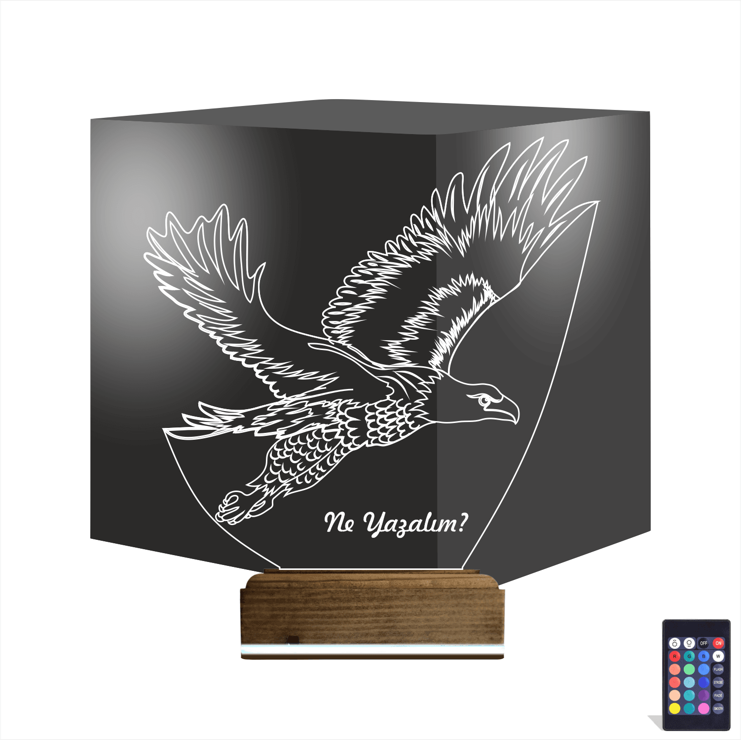 Орёл — 3D LED Ночник | Именной подарок мужчине 1