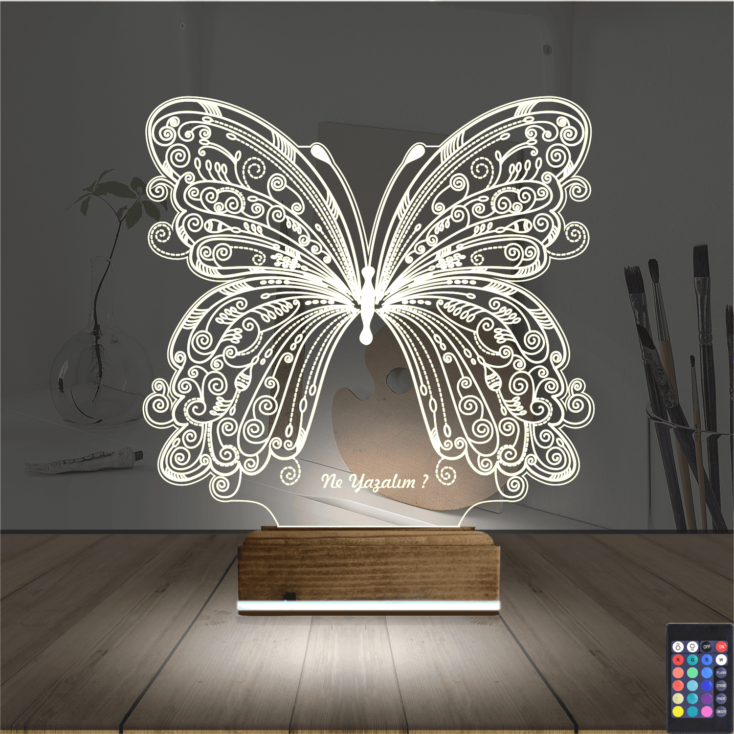 Бабочка — 3D LED Ночник | Оригинальный подарок 2