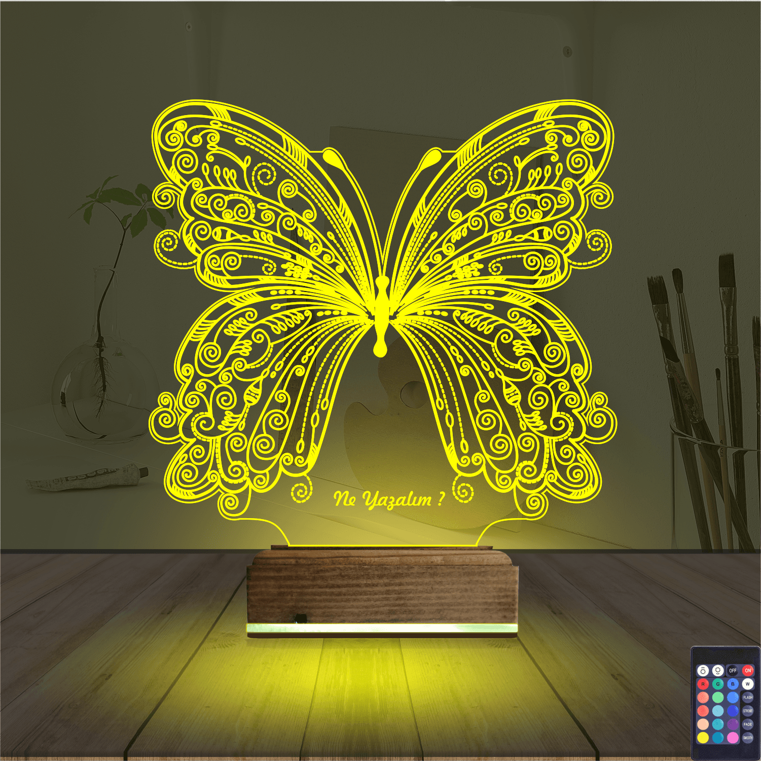 Бабочка — 3D LED Ночник | Оригинальный подарок 5