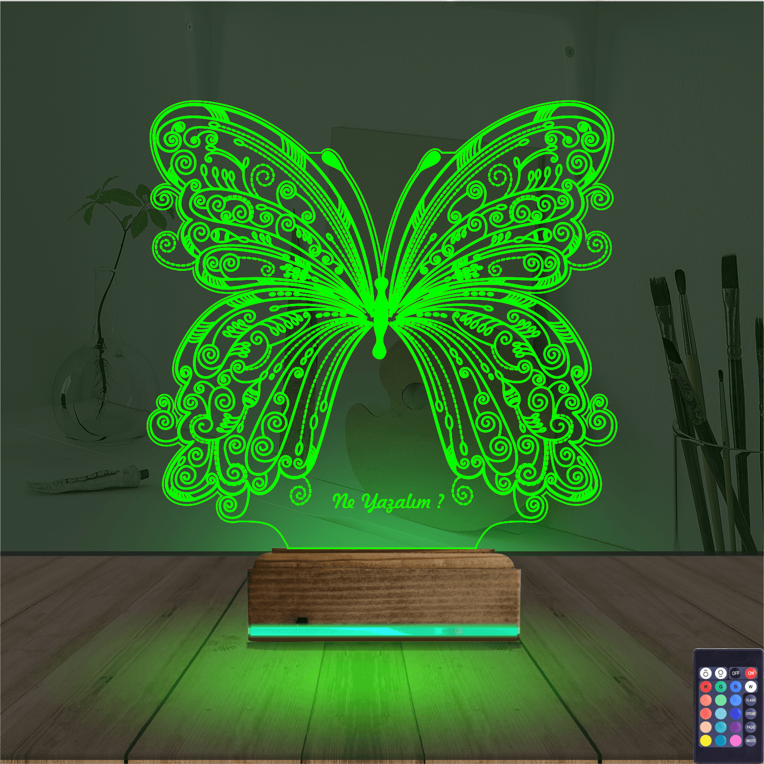 Бабочка — 3D LED Ночник | Оригинальный подарок 6