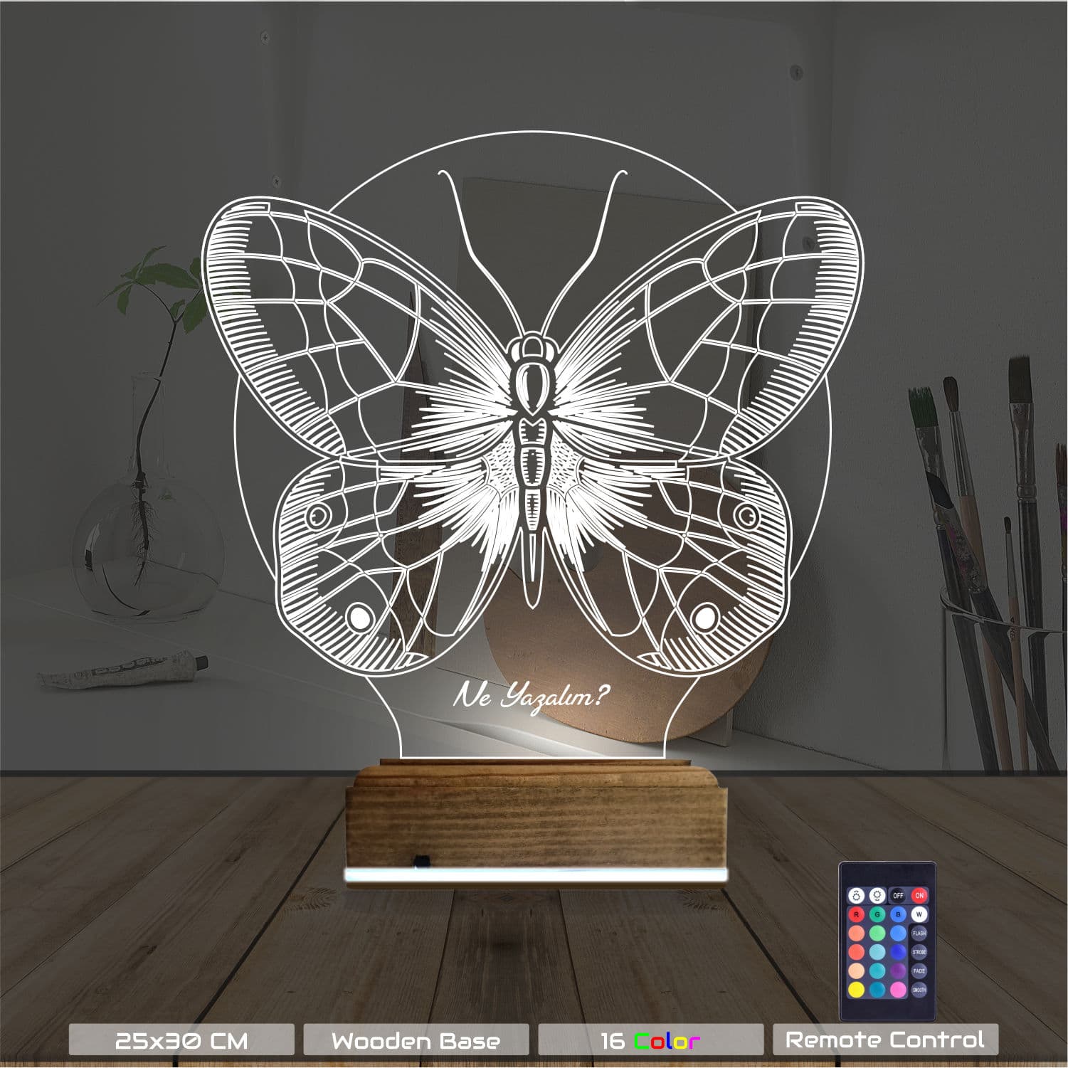 Бабочка — 3D LED Ночник | Подарок для неё 8