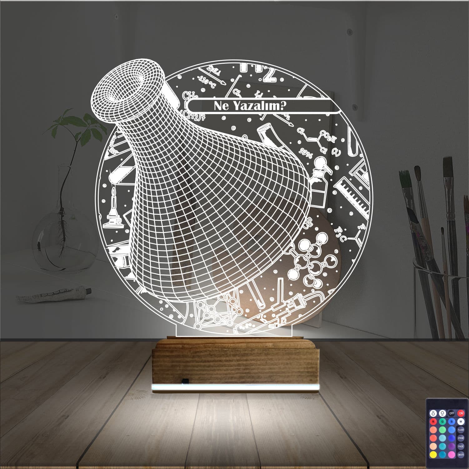 Химия — 3D LED Ночник | Подарок учителю или студенту 2