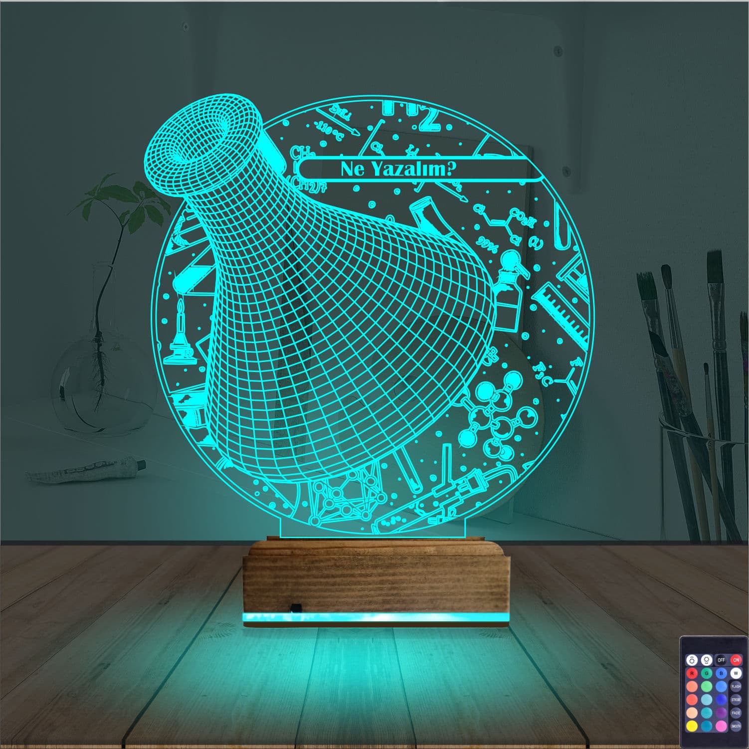 Химия — 3D LED Ночник | Подарок учителю или студенту 3