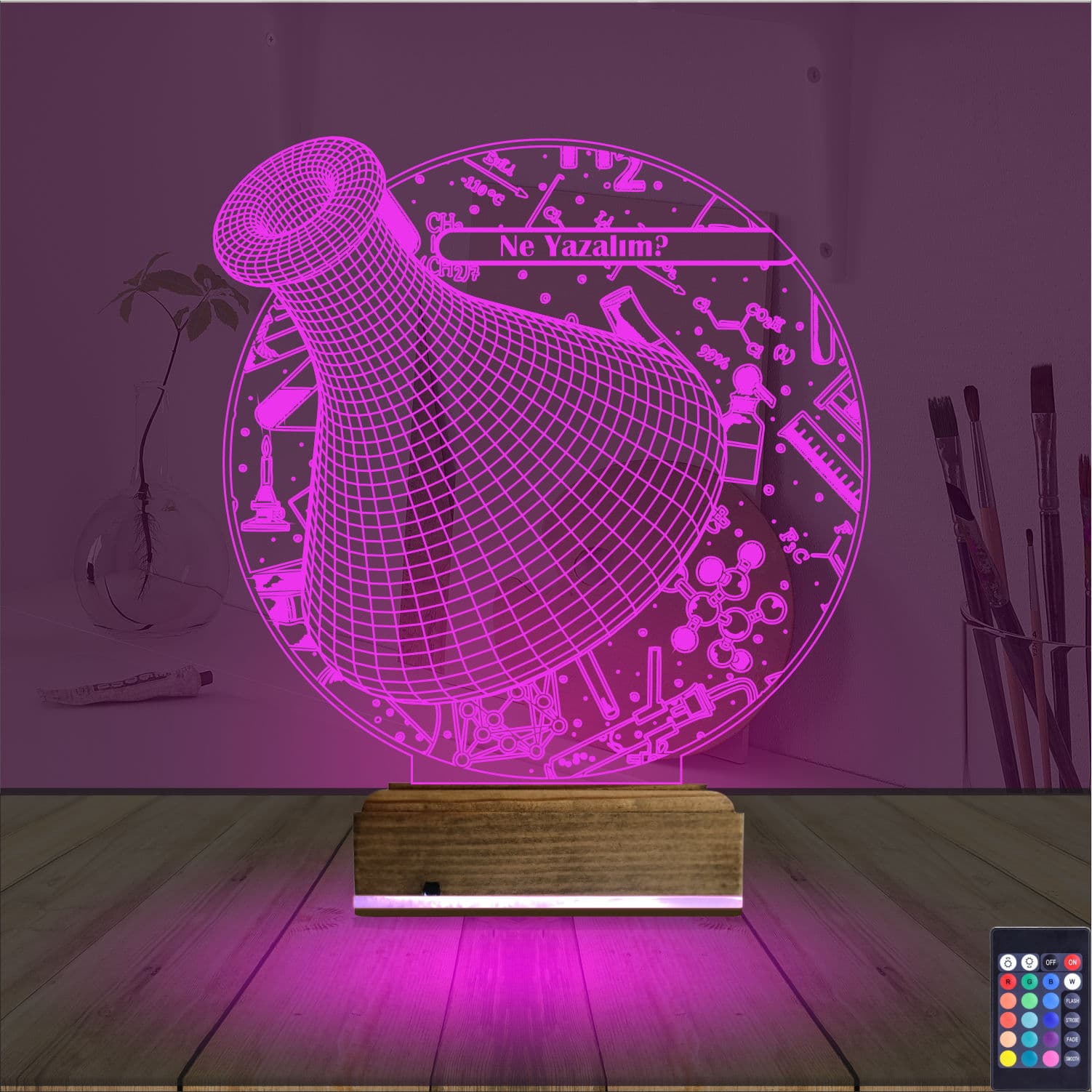 Химия — 3D LED Ночник | Подарок учителю или студенту 4