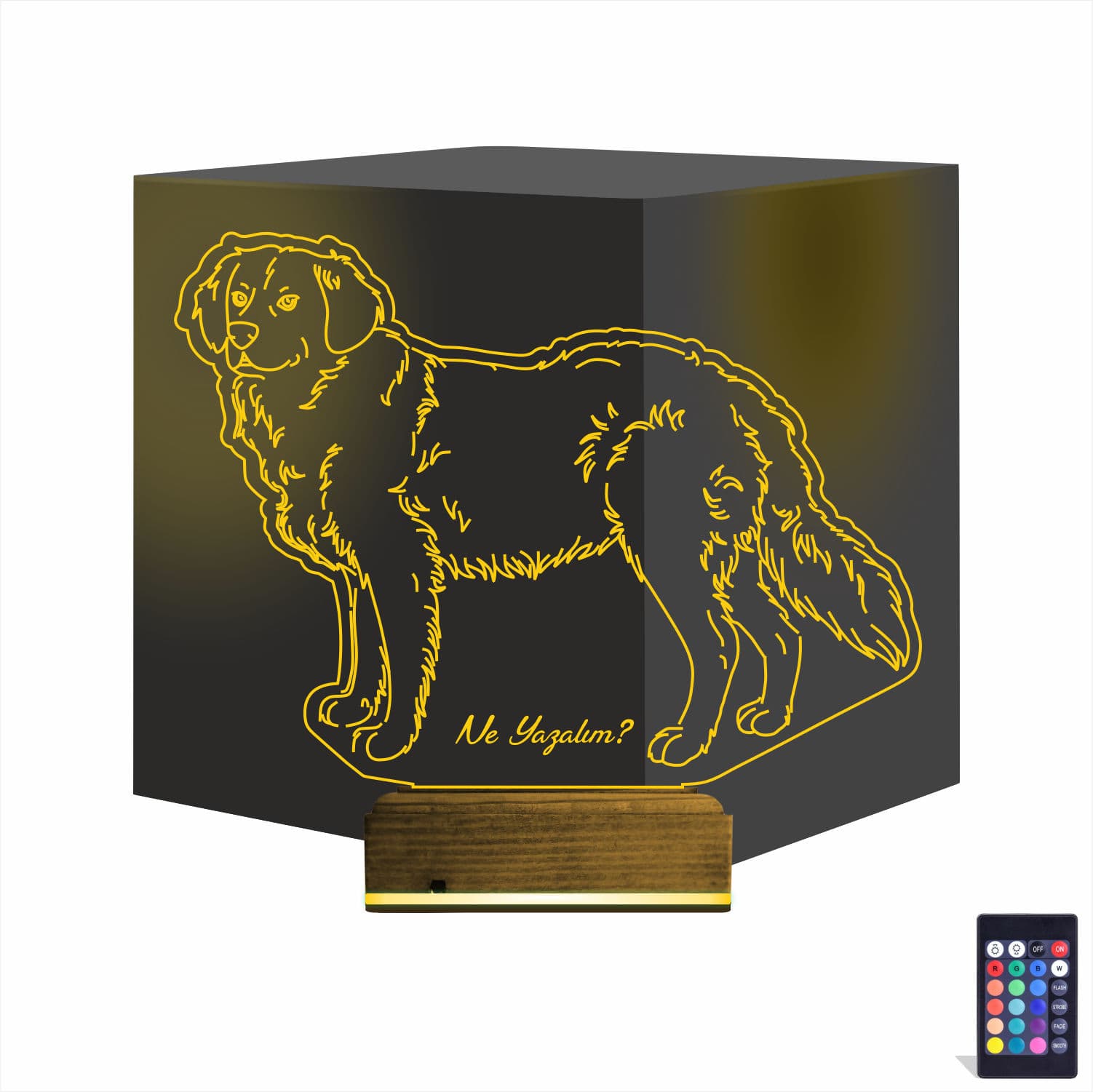 Золотистый ретривер — 3D LED Ночник | Подарок любителям собак 1