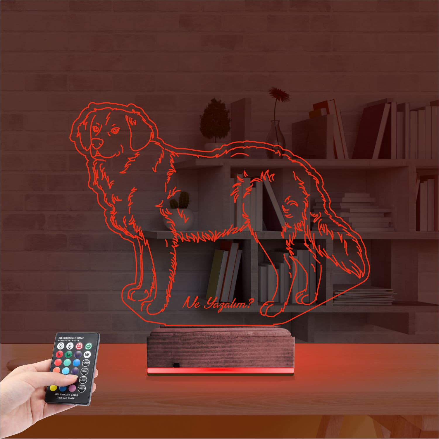 Золотистый ретривер — 3D LED Ночник | Подарок любителям собак 7