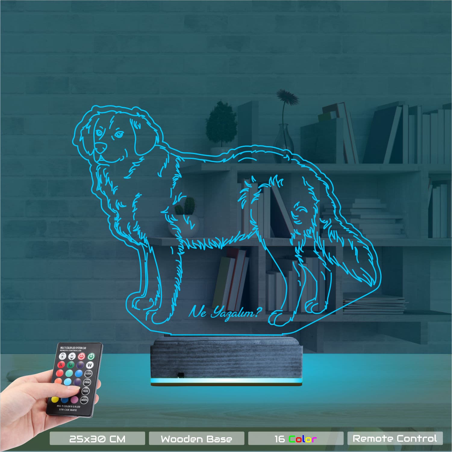 Золотистый ретривер — 3D LED Ночник | Подарок любителям собак 9