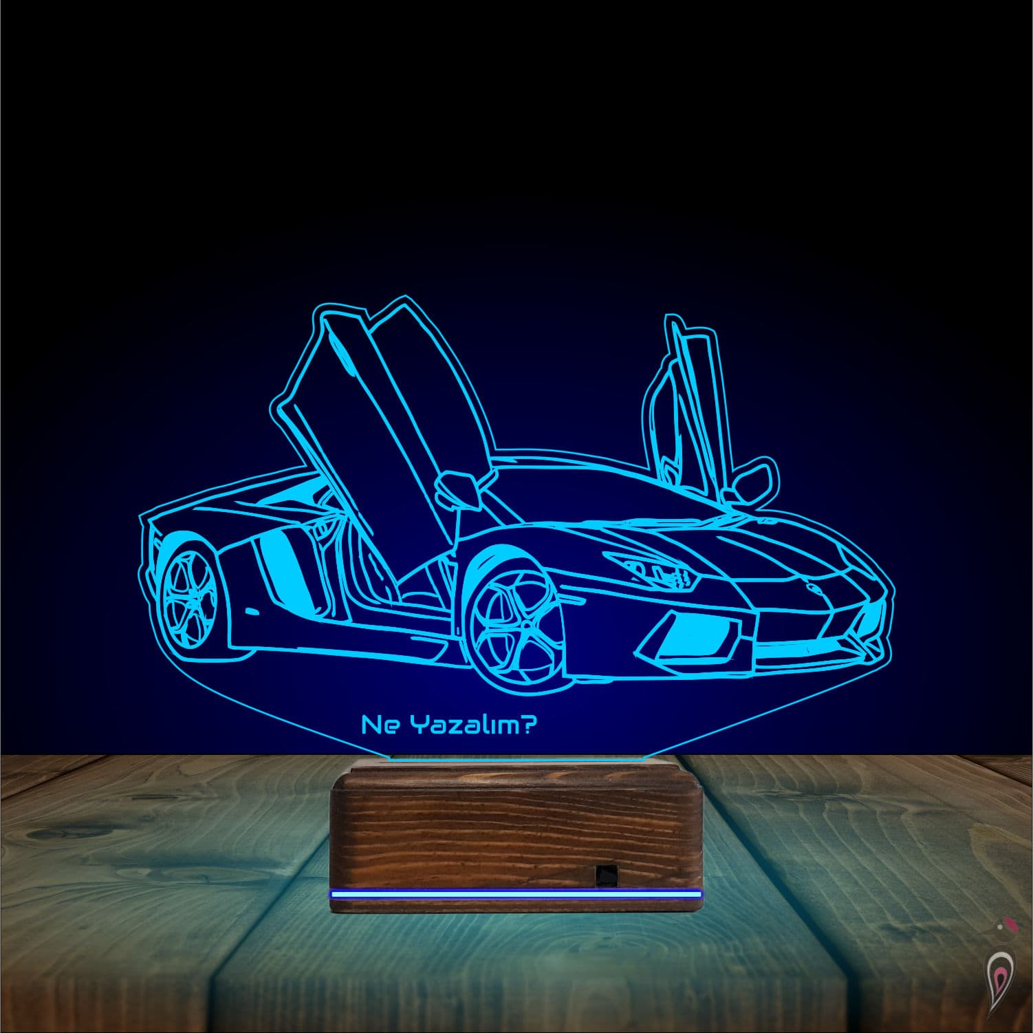 Lamborghini — 3D LED Ночник | Подарок мужчине 10