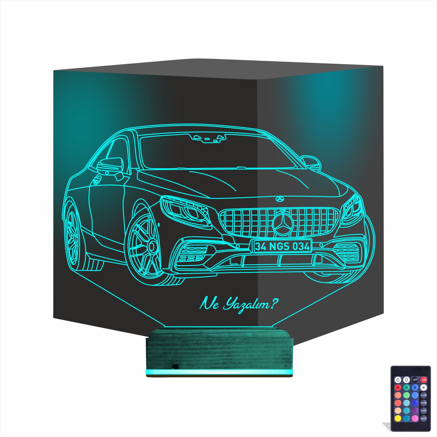 Мерседес-Бенц — 3D LED Ночник | Подарок мужчине 1