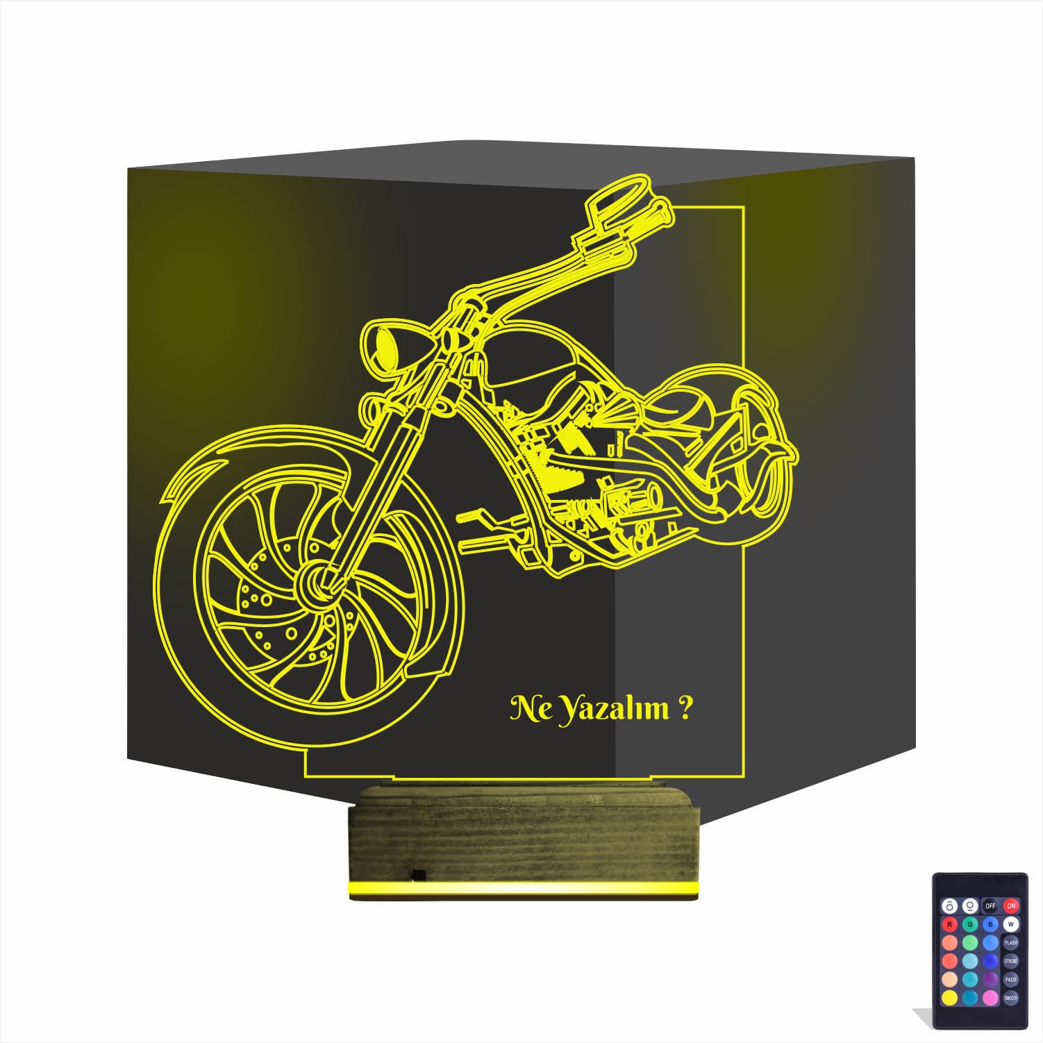 Мотоцикл Чоппер 3D Ночник 1